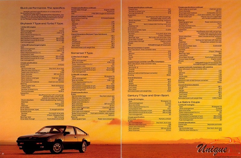 1986 Buick Brochure Page 8